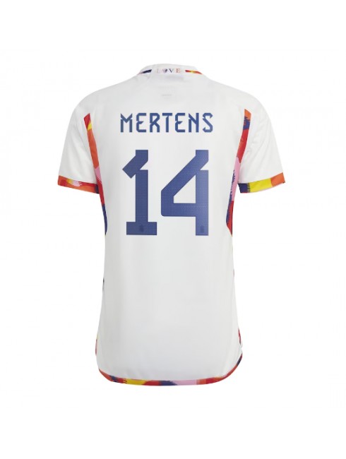 Billige Belgia Dries Mertens #14 Bortedrakt VM 2022 Kortermet
